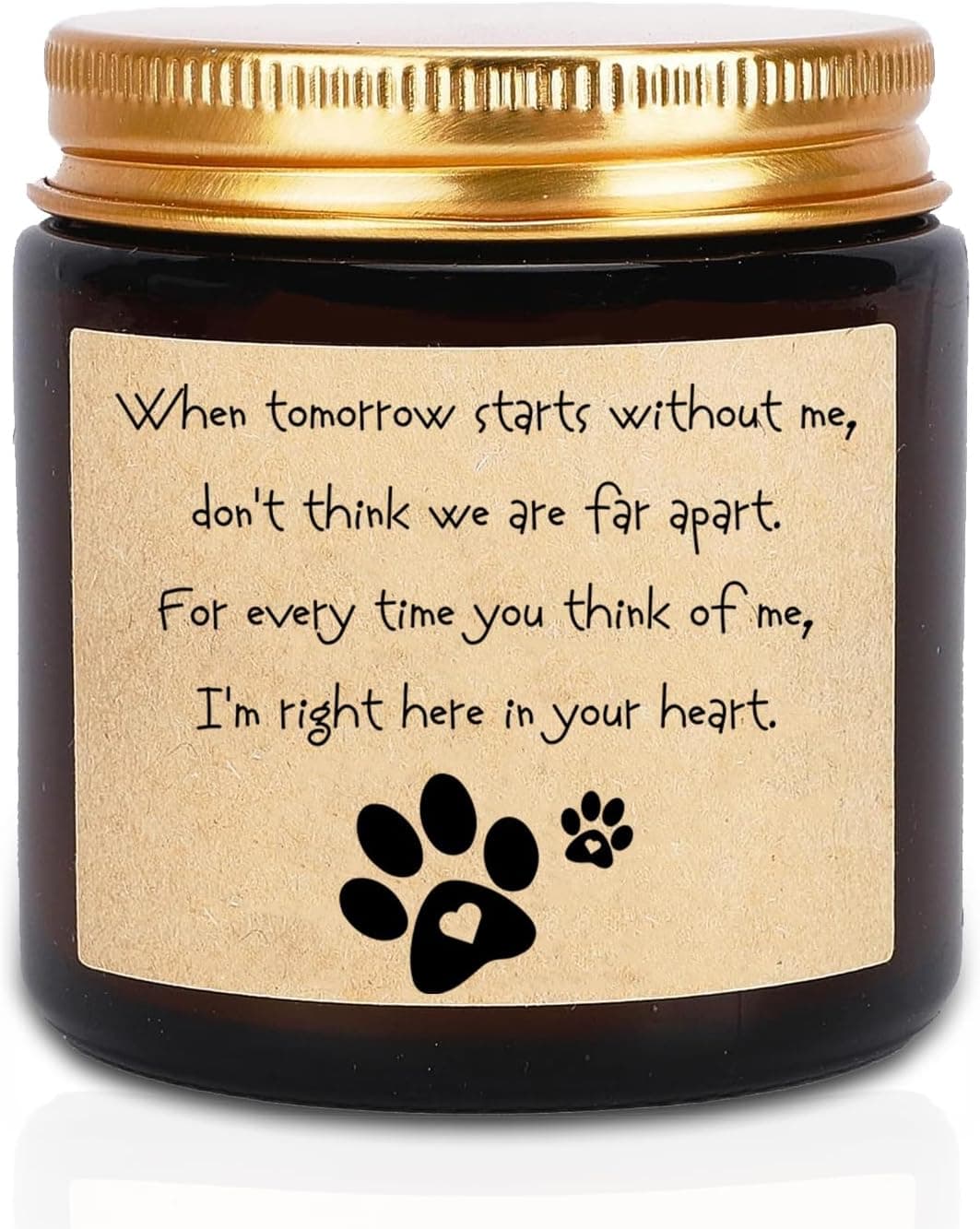Juxbtru Pet Memorial Candle