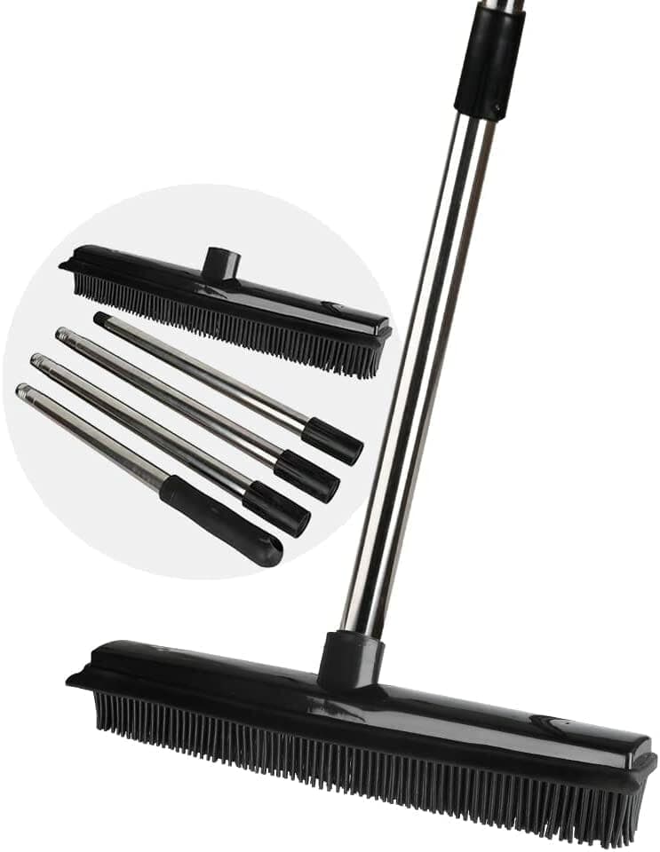 Glovy Store Pet Hair Rubber Broom