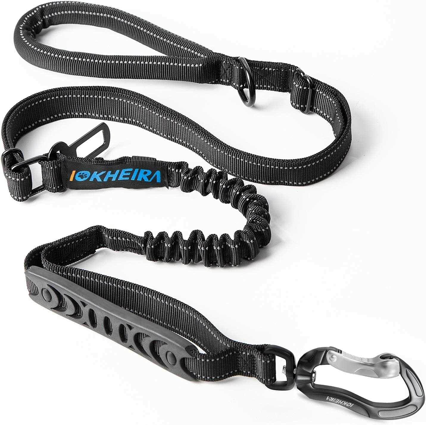 IOKHEIRA Strong Bungee Dog Leash