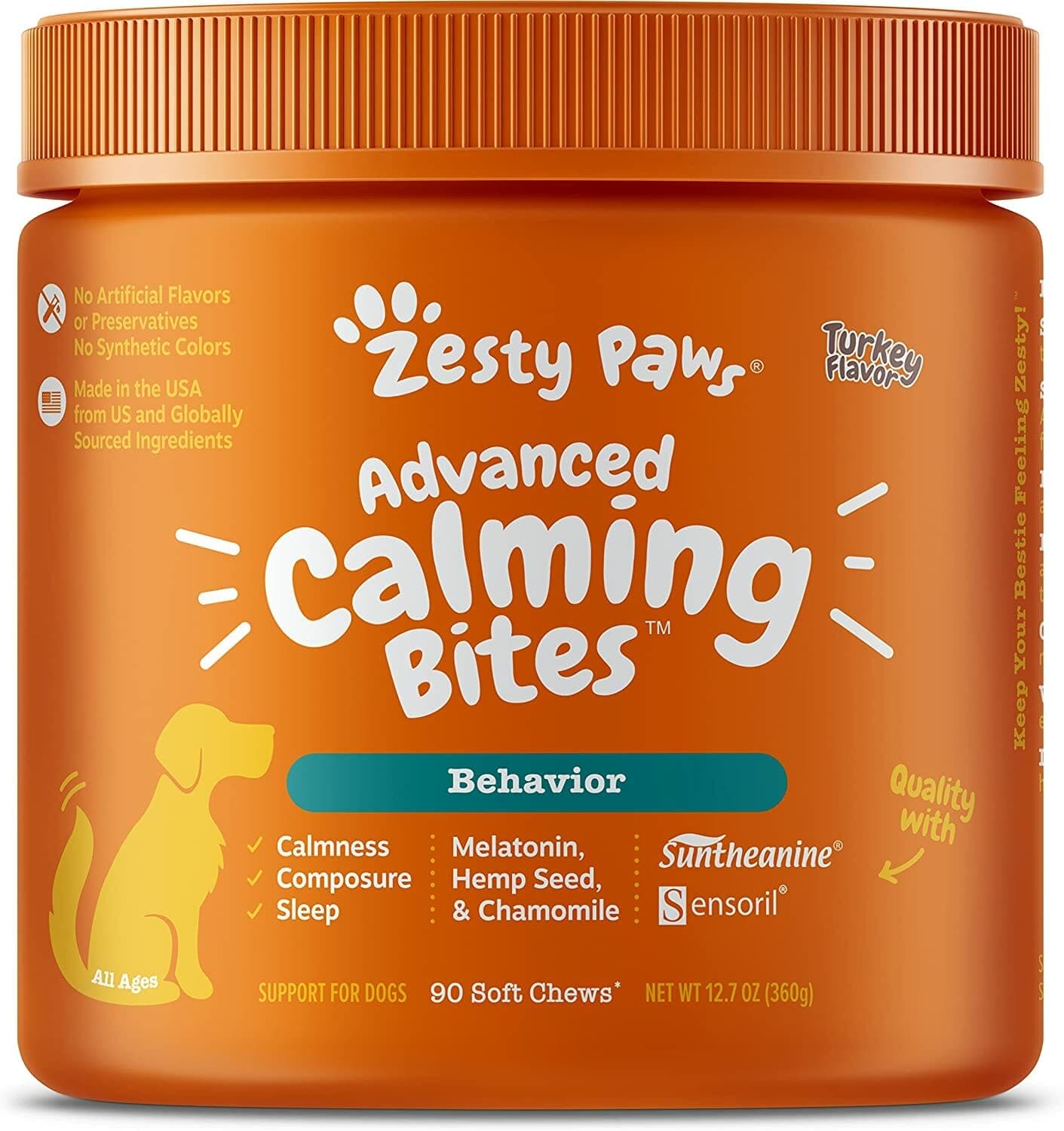 Zesty Paws Calming Bites