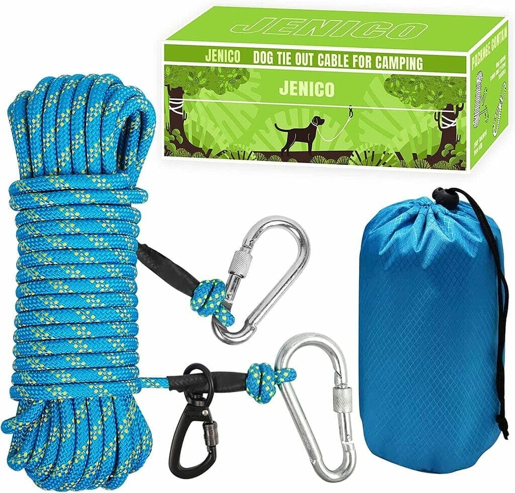 Jenico Portable Dog Tie Out - Up to 100ft