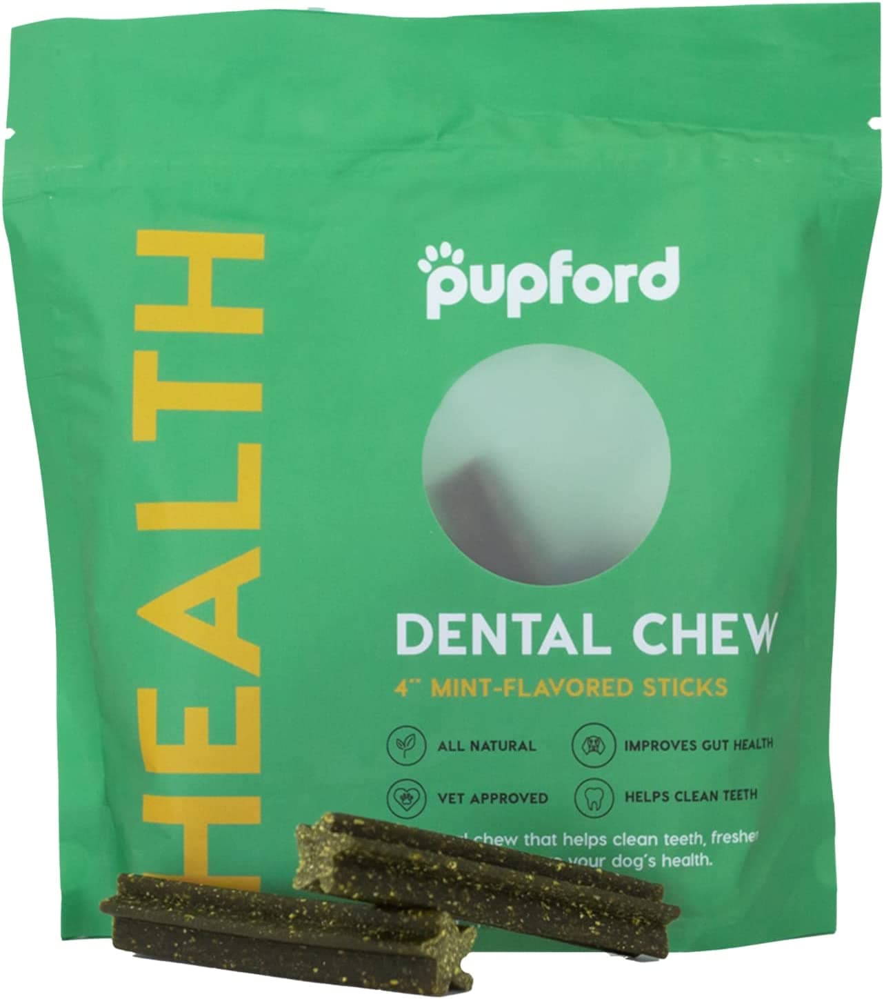 Pupford Dental Chews with limited ingredients