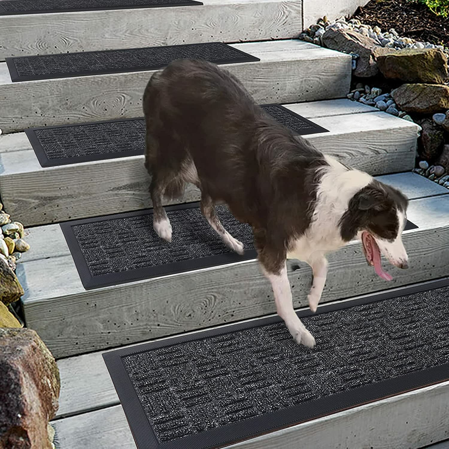 Aucuda 4 Packs Stair Treads