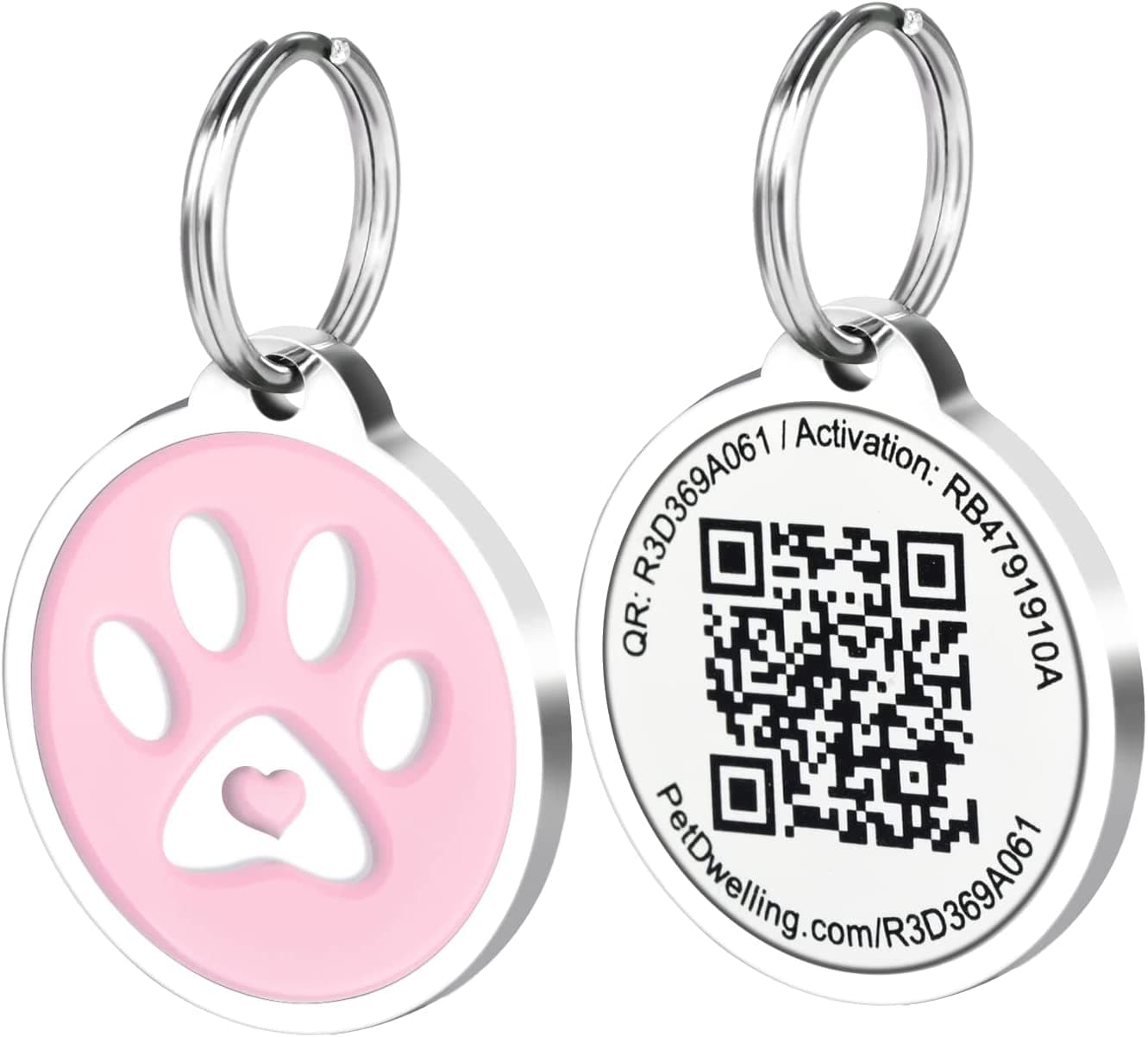 Pet Dwelling Premium QR Code Pet ID Tags