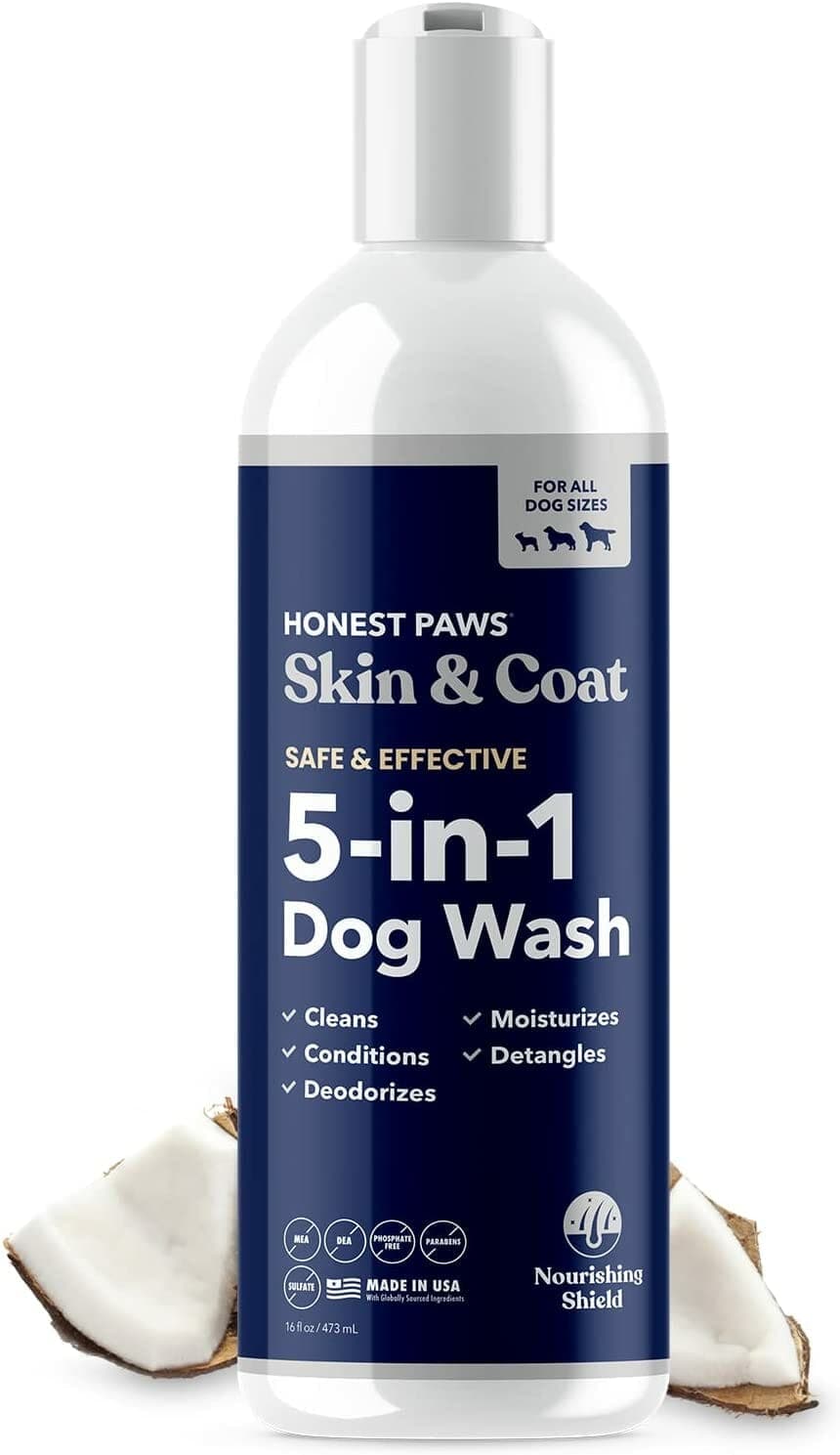 Honest Paws 5-in-1 Oatmeal Shampoo