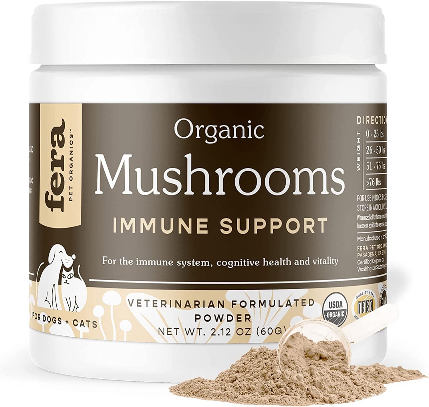Fera Pet Organic Mushroom Blend