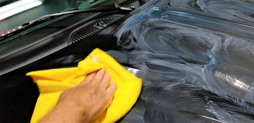 Step 5 - Wax the scratch