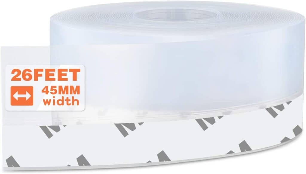 Use silicone caulking