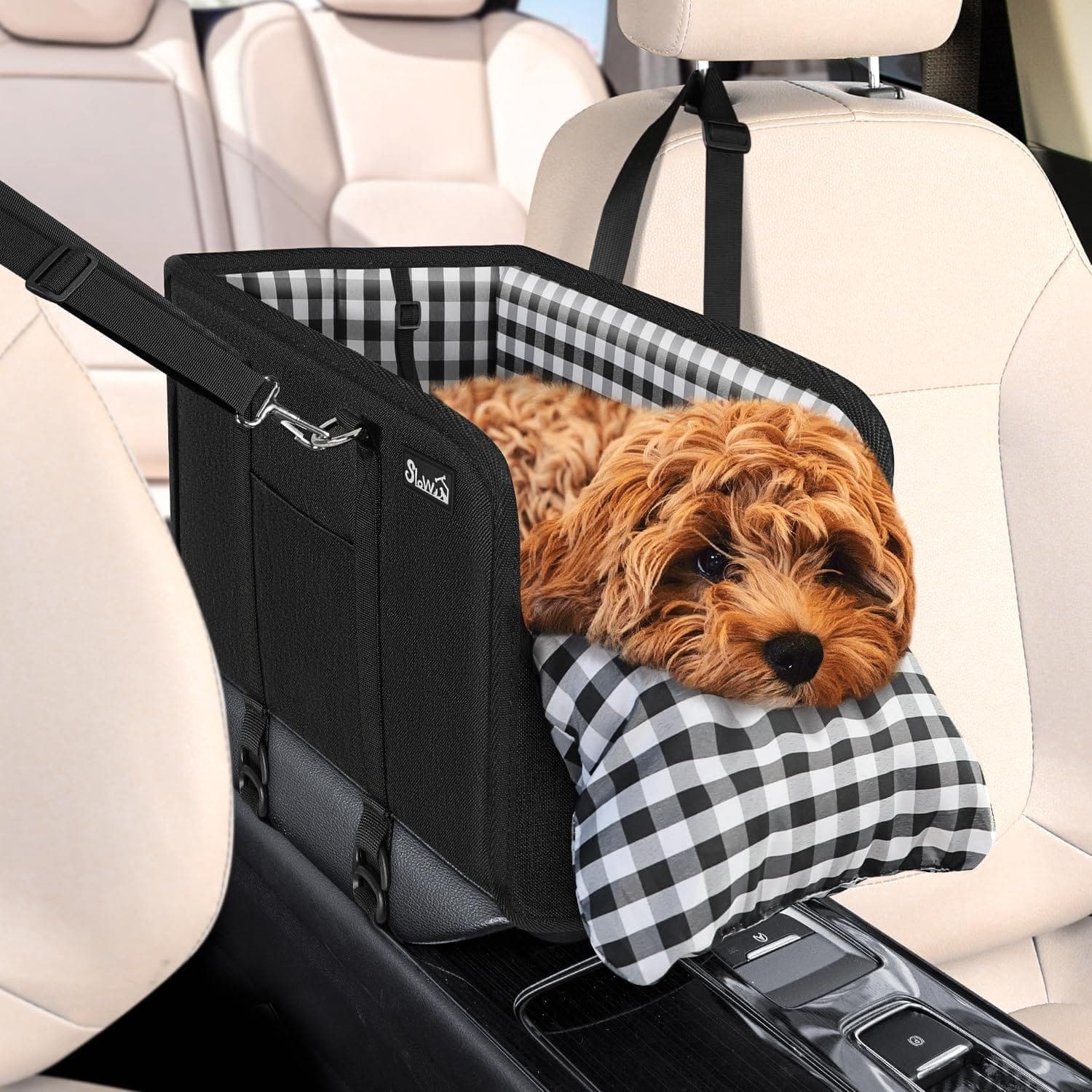 SlowTon Console Dog Car Seat