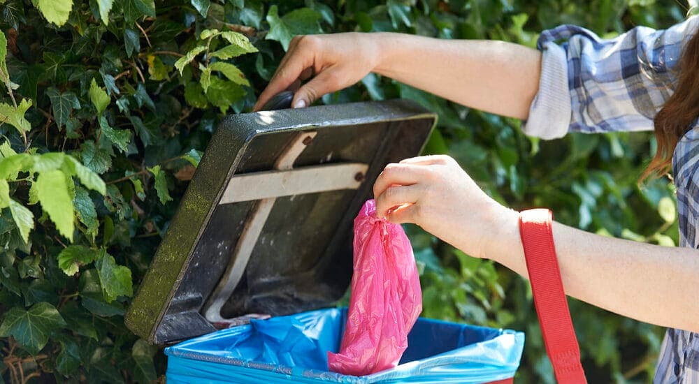 Keep your trash can outside