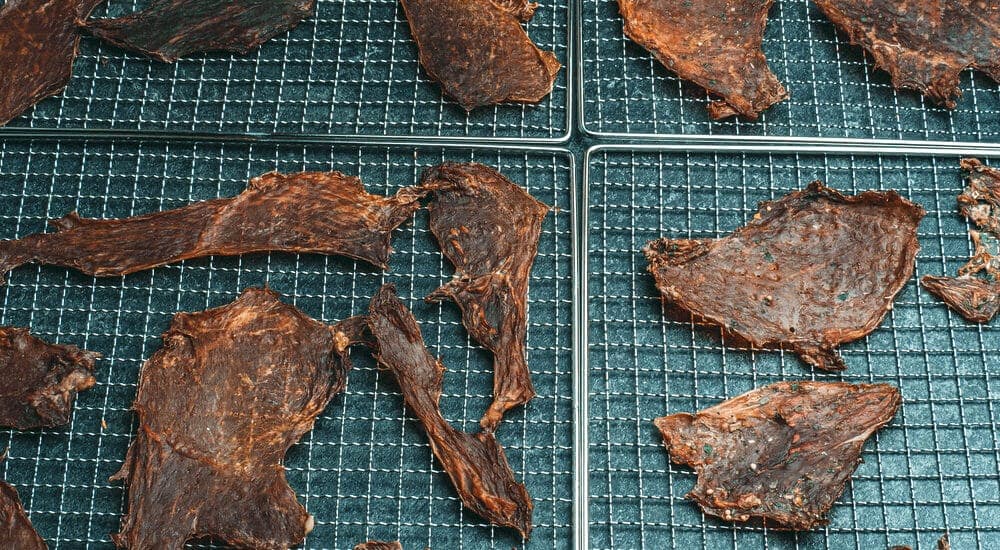 Step 2: Spread the meat out on a tray