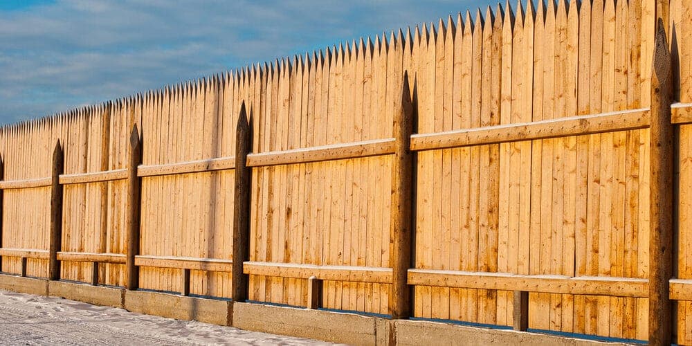 Bury the fence deeper