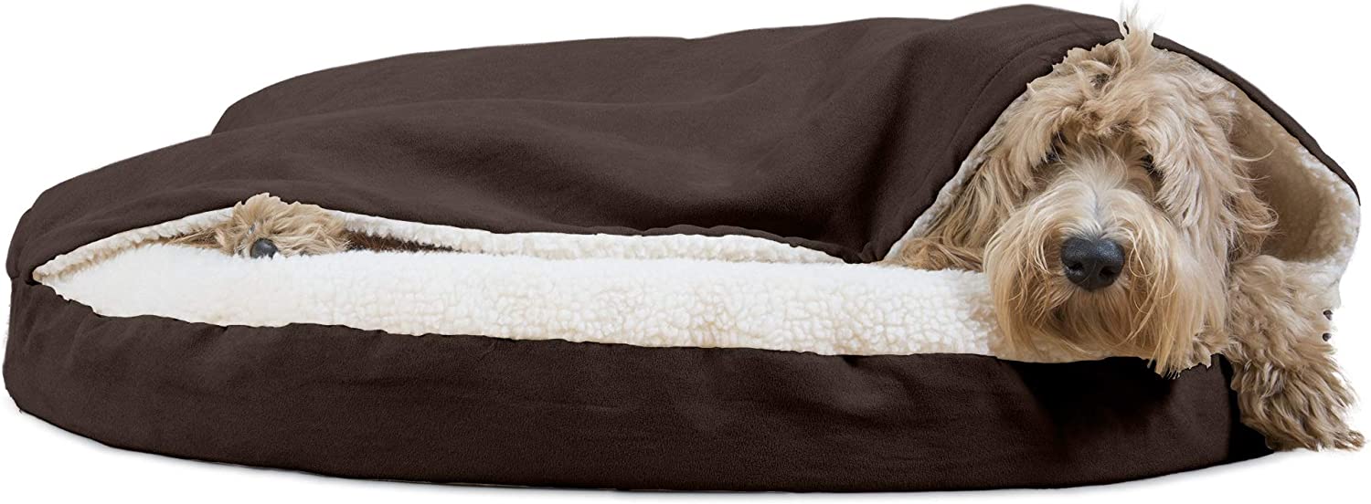 beds for dogs who like to burrow