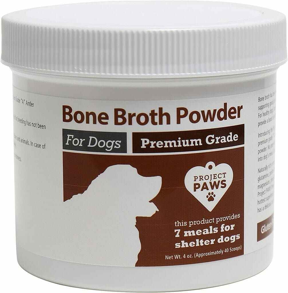 Bone Broth for Dogs with Powdered Elk Antler