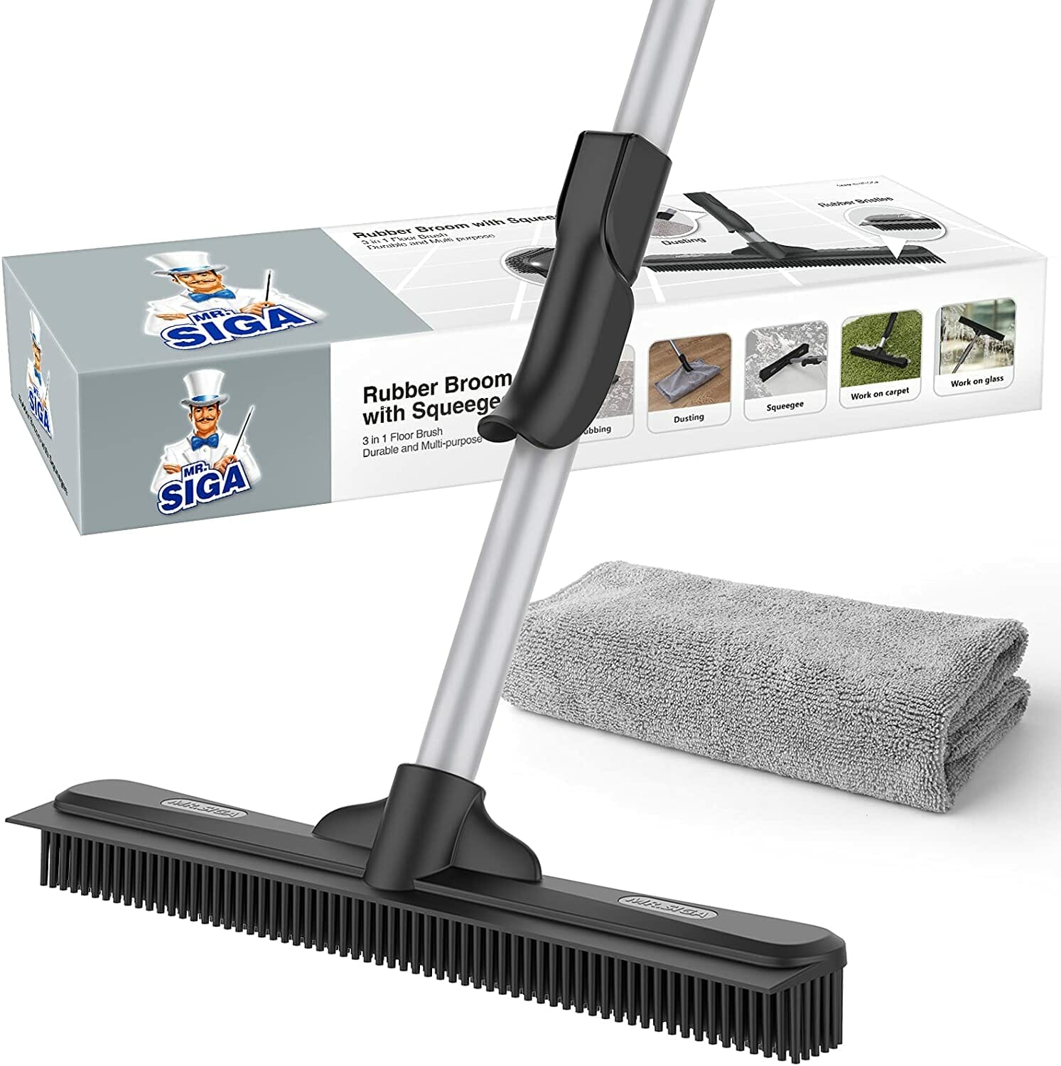 Mr. Siga Pet Hair Removal Broom