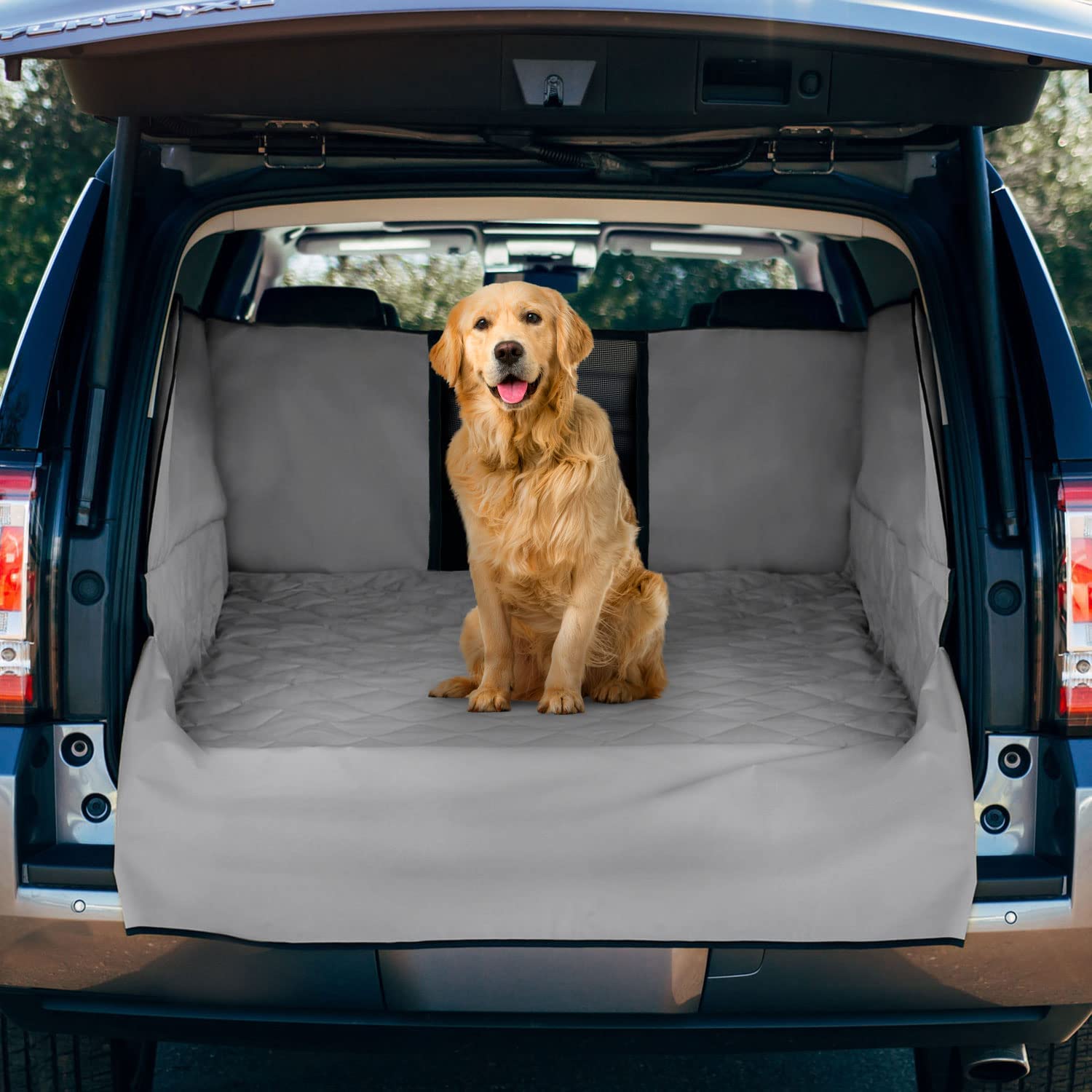 Quilted Dog Cargo Cover By FrontPet