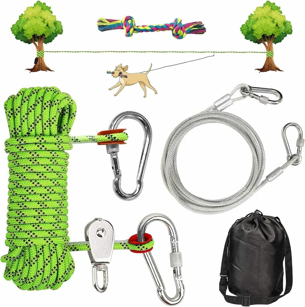 COOLYARD Dog Tie Out Cable - 50ft