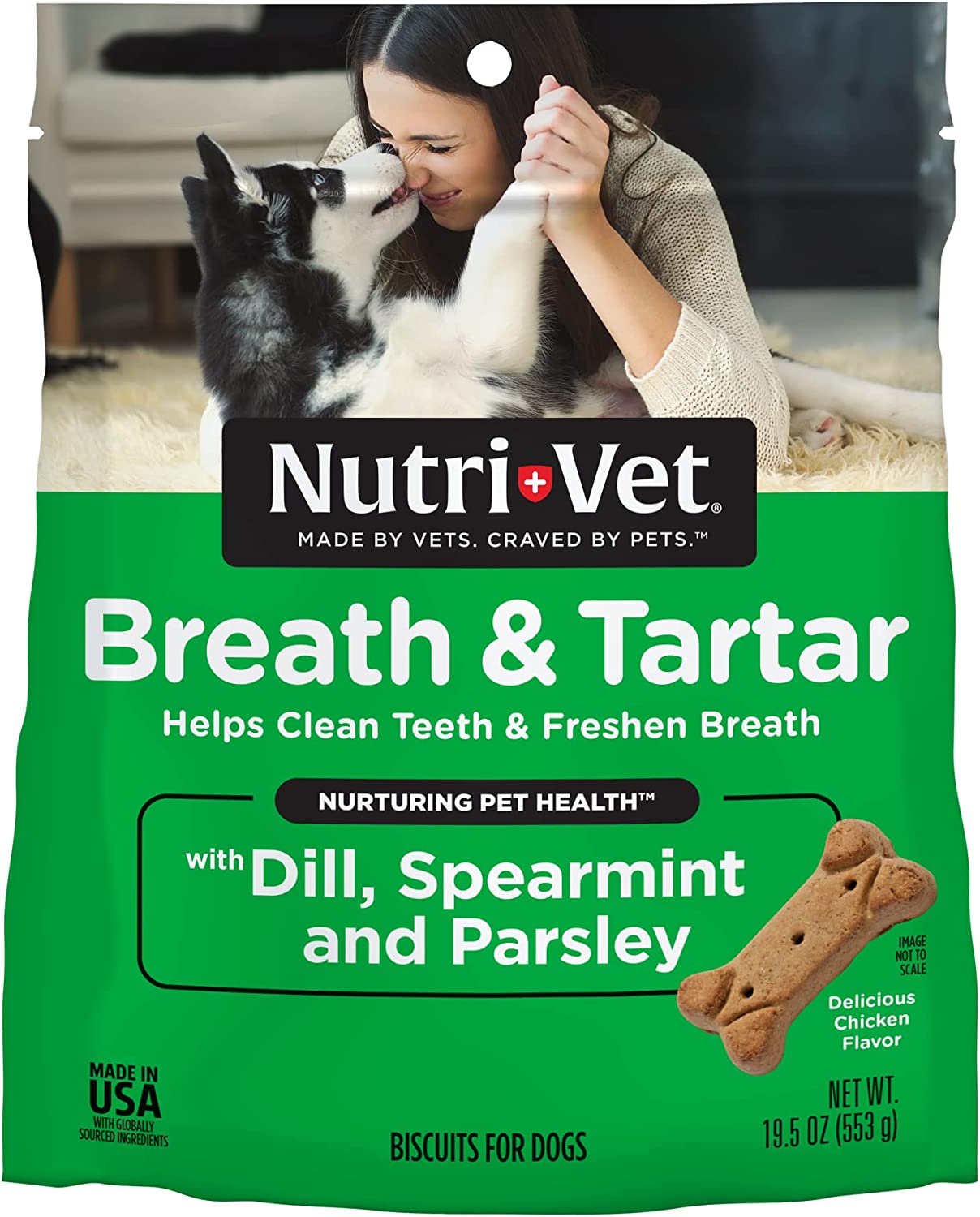 Nutri-Vet Breath & Tartar Biscuits for Dogs