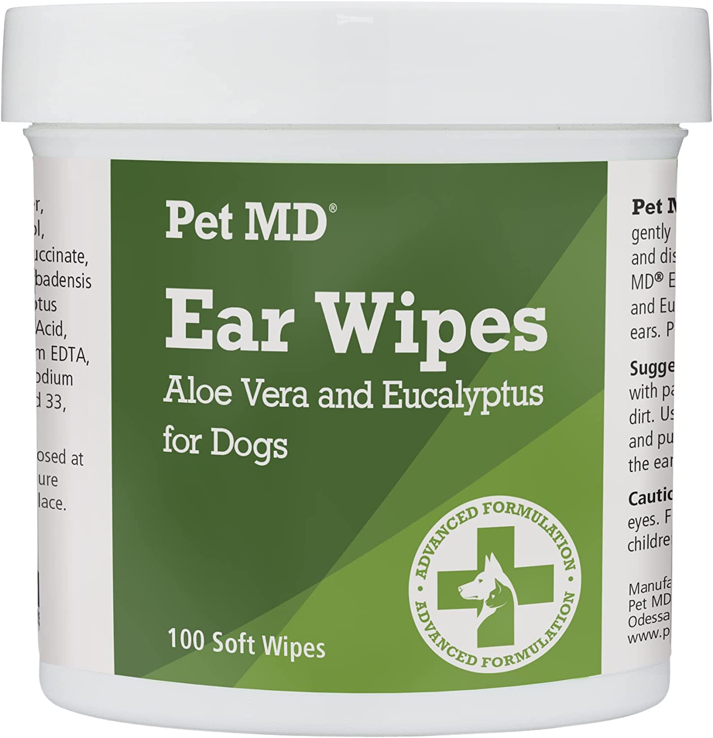 Pet MD - Dog Ear Cleaner Wipes