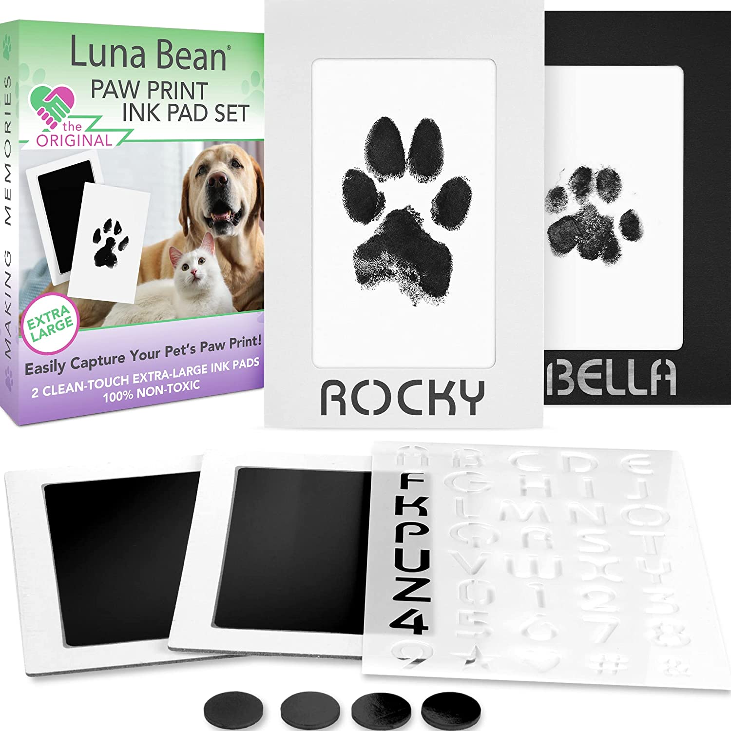 Luna Bean Paw Print Kit