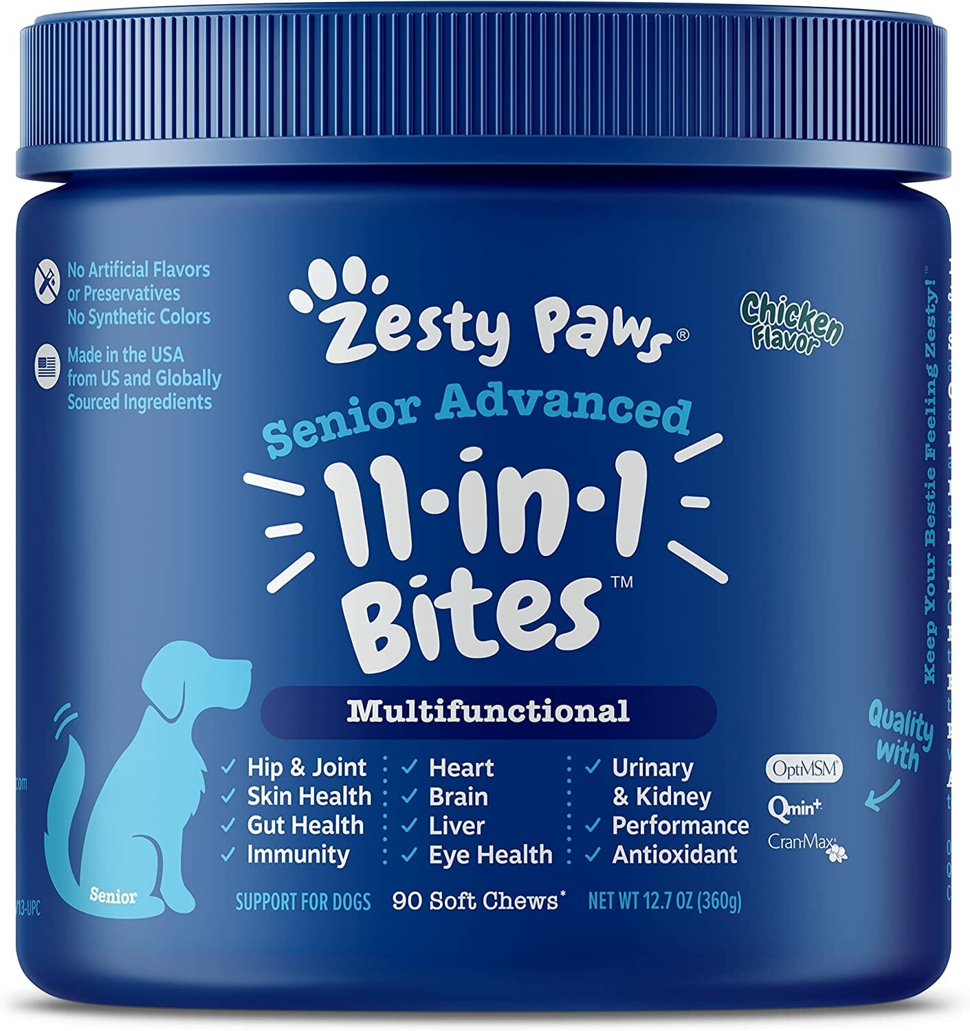 Zesty Paws Senior Advanced Bites