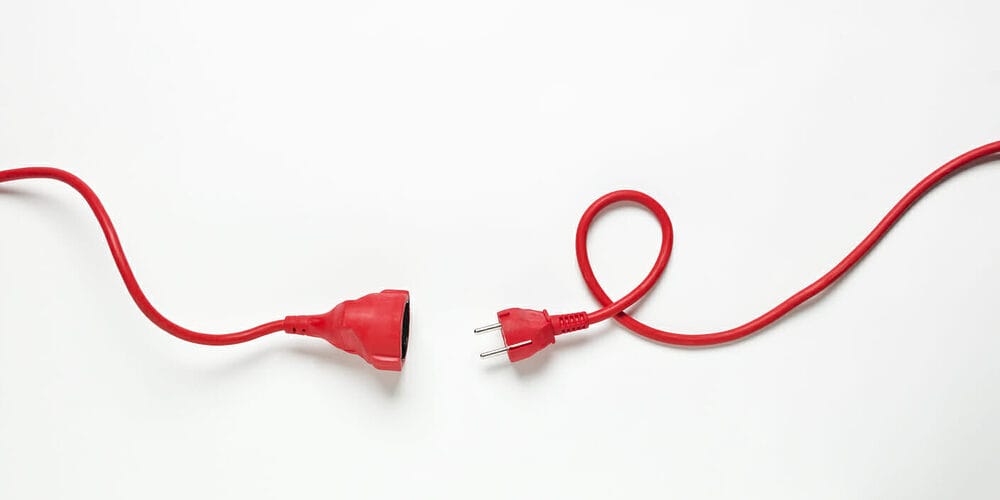 Unplug power cords Unplug power cords